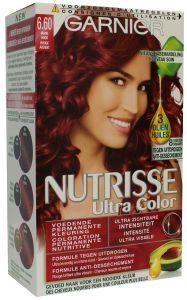 Garnier Garnier Nutrisse ultra color 6.6 vurig rood (1 Set)