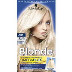 Schwarzkopf Blonde haarverf platinum blond L101 (1 Set)