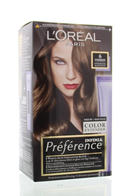 Loreal Loreal Preference 6.0 ombrie donker blond (1 Set)
