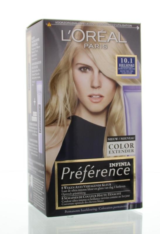 Loreal Loreal Preference 10.1 helsinki extra licht asblond (1 Set)