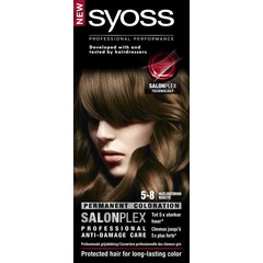 Syoss Color baseline 5-8 hazelnootbruin haarverf (1 Set)