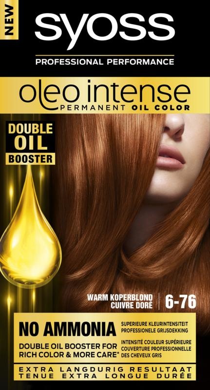 Syoss Syoss Color Oleo Intense 6-76 warm koperblond haarverf (1 Set)