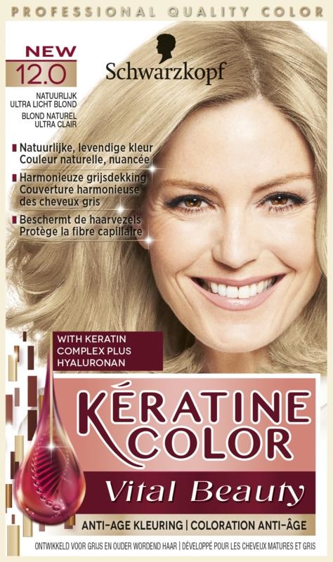 Schwarzkopf Schwarzkopf Keratine Color Haarverf 12.0 Ultra lichtblond (1 Set)