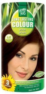 Henna Plus Long lasting colour 4.45 warm brown (100 Milliliter) Henna Plus Long lasting colour 4.45 warm brown (100 Milliliter)