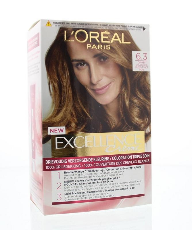 Loreal Loreal Excellence 6.3 Donker goudblond (1 Set)