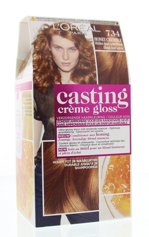 Loreal Loreal Casting creme gloss 734 Honey crumble (1 Set)