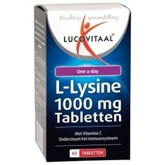 Lucovitaal L-lysine lipblaasje (60 tab)