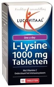 Lucovitaal Lucovitaal L-lysine lipblaasje (60 tab)