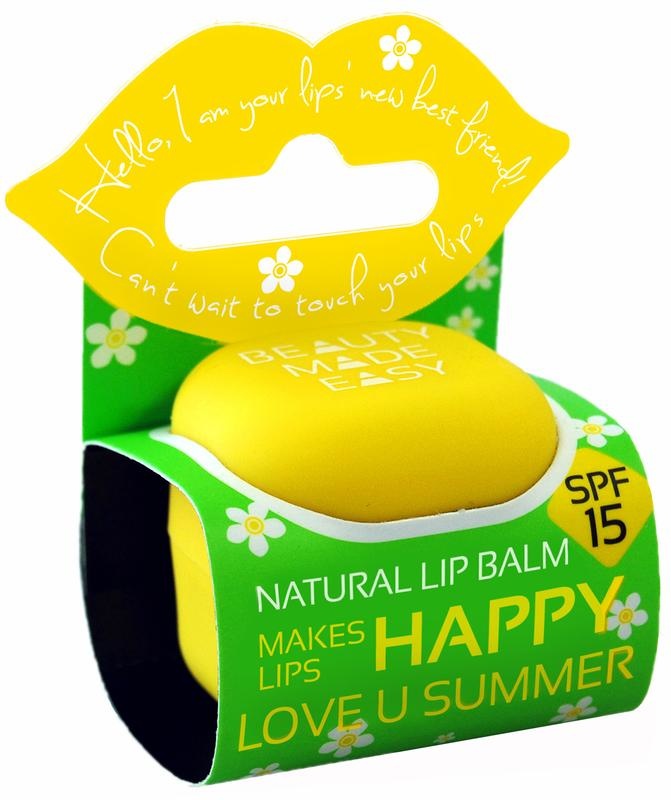 Beauty Made Easy Beauty Made Easy Lipbalm love u sunny SPF15 (7 gr)