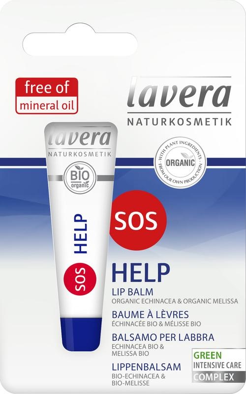 Lavera Lavera Lippenbalsem/lipbalm SOS help bio EN-FR-IT-DE (8 ml)
