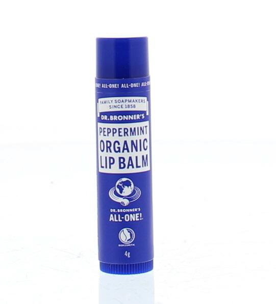 Dr Bronners Dr Bronners Lipbalsem pepermunt (4 gr)