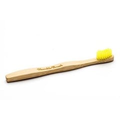 The Humble Co Tandenborstel bamboe kids geel brush soft (1 st)