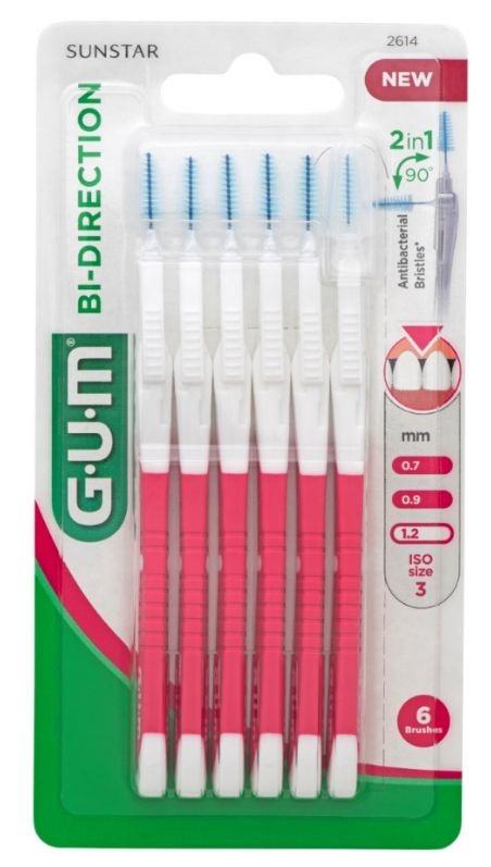 GUM GUM Bi-direction 1.2mm (6 st)