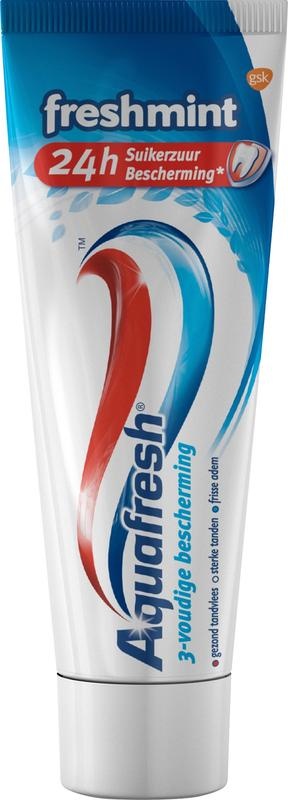 Aquafresh Aquafresh Tandpasta 3-voudige bescherming freshmint (75 ml)