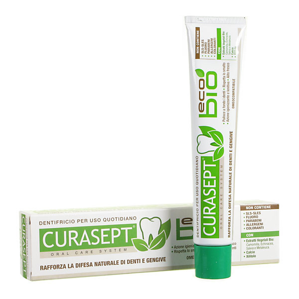 Curasept EcoBio tandpasta (75 Milliliter) Curasept EcoBio tandpasta (75 Milliliter)