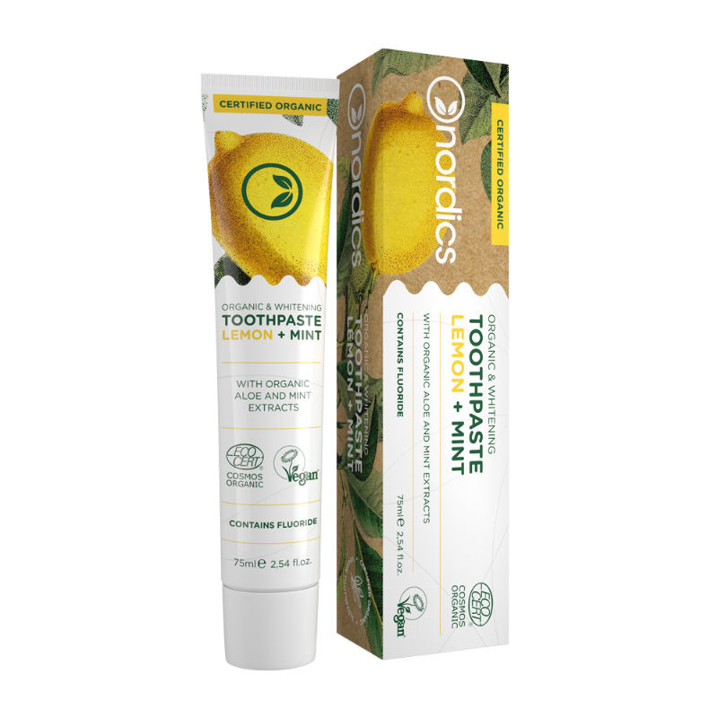 Nordics Nordics Tandpasta lemon mint (75 ml)