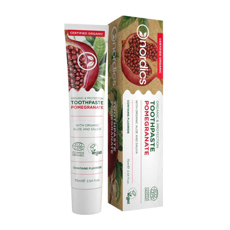 Nordics Tandpasta pomegranate (75 Milliliter) Nordics Tandpasta pomegranate (75 Milliliter)