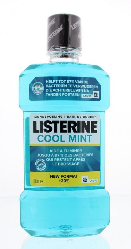 opwinding inval Flipper Listerine Mondwater cool mint (600 ml) - Vitadvice BV