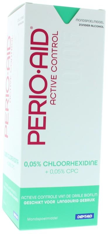 Perio Aid Perio Aid Active Control mondspoelmiddel 0.05% CHX (500 ml)