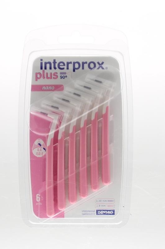 Interprox Interprox Ragers plus nano roze (6 st)