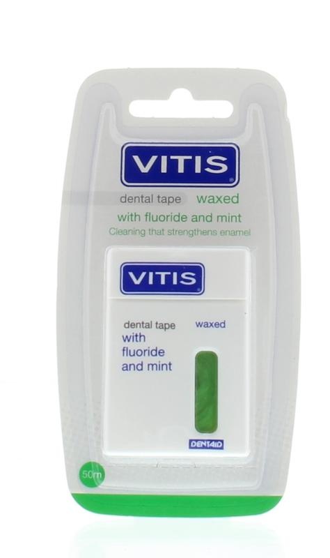 Vitis Vitis Tape waxed fluor mint groen 50 meter (1 st)