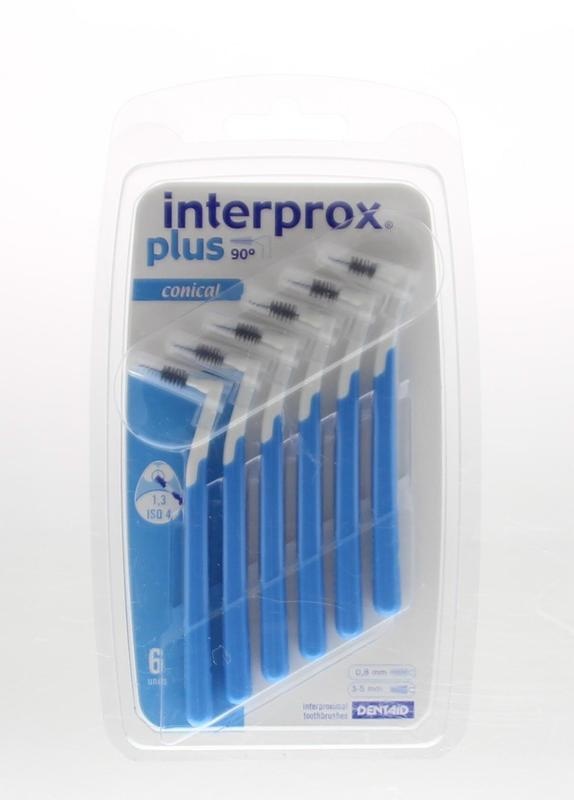 Interprox Interprox Plus ragers conical blauw (6 st)