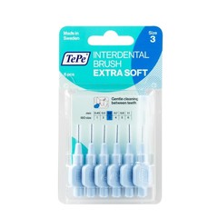 Tepe Interdentale rager extra soft 0.6 mm lichtblauw (6 st)