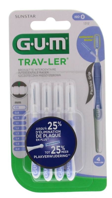 GUM GUM Trav-ler rager 0.6mm (lavendel) (4 st)