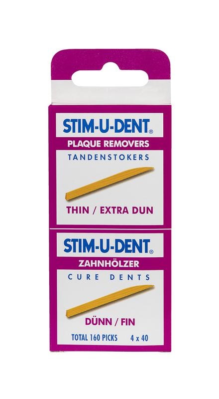 Stimudent Stimudent Tandenstokers dun 4 x 40 st (160 st)