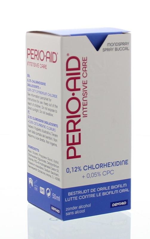 Perio Aid Perio Aid Intensive Care mondspray 0.12% CHX (50 ml)