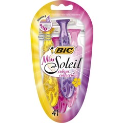 Miss soleil color collection scheermesjes (4 Stuks)