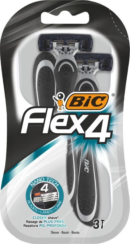 BIC BIC Flex 4 comfort mesjes blister (3 st)