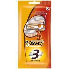 BIC 3 Sensitive pouch wegwerpscheermesjes (8 st)