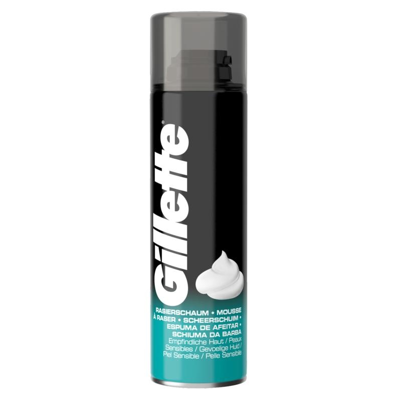 Gillette Gillette Basic schuim gevoelige huid (200 ml)
