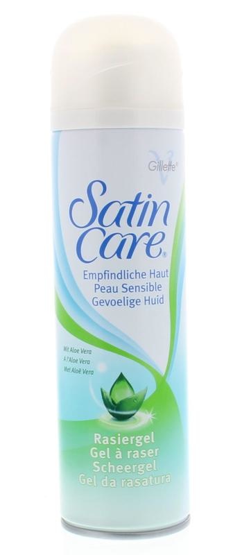 Gillette Gillette Satin care scheergel gevoelige huid (200 ml)