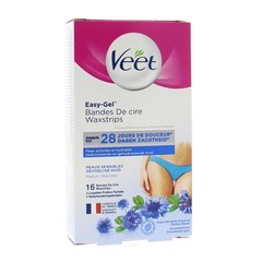 Veet Koude waxstrips gevoelige huid (16 st)