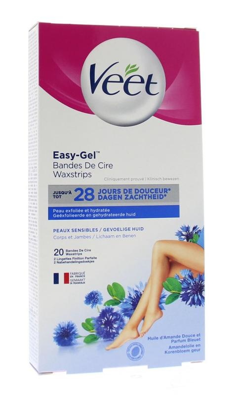 Veet Veet Koude waxstrips gevoelige huid (20 st)