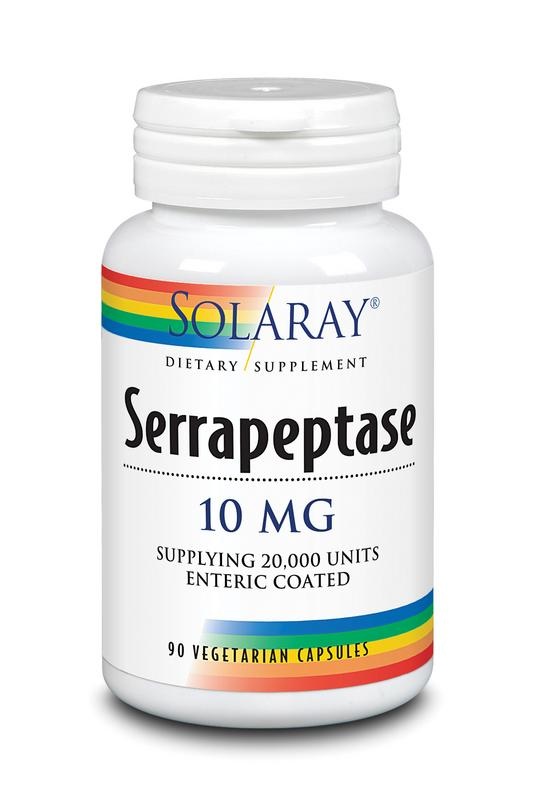 Solaray Serrapeptase 10mg (90 vega caps)