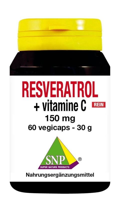 SNP Resveratrol + vitamine C 150 mg puur (60 vcaps)