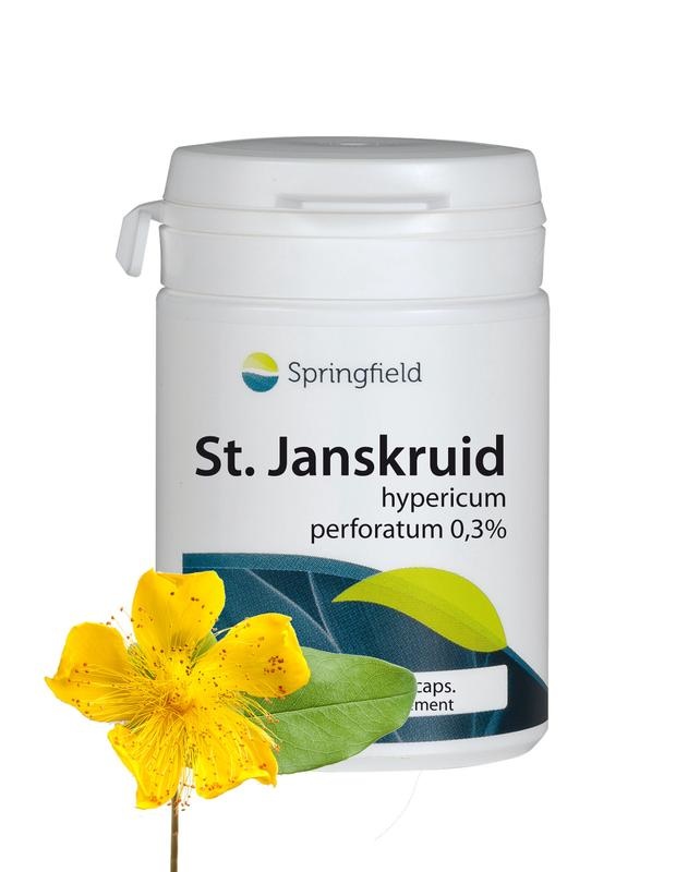 Springfield Springfield St. Janskruid 500 mg - 0,3% hypericine (60 vega caps)