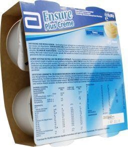 Ensure Ensure Plus creme vanille 125 gr (4 st)