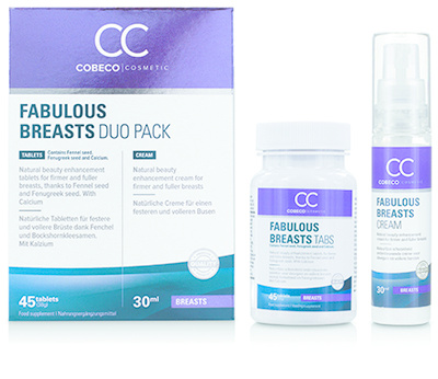 Cobeco Cosmetic Cobeco Cosmetic Fabulous breasts 45 tab & 30 ml (1 Set)