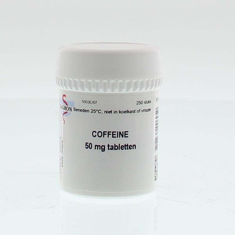 Fagron Coffeine 50 mg (250 tabletten)