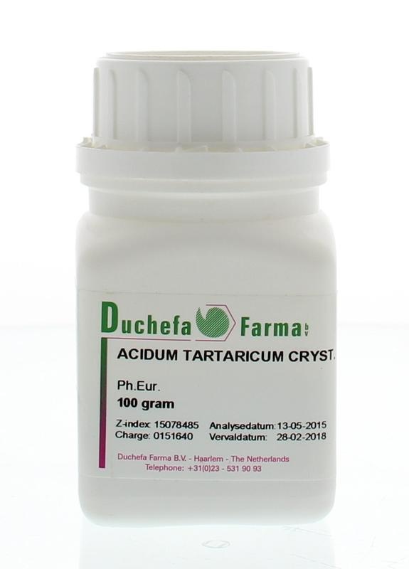 Duchefa Farma Acidum tartaricum crystal (100 gram)