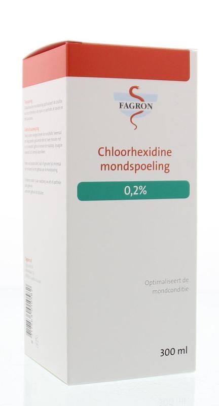 Fagron Fagron Chloorhexidine mondspoeling 0.2% (300 ml)