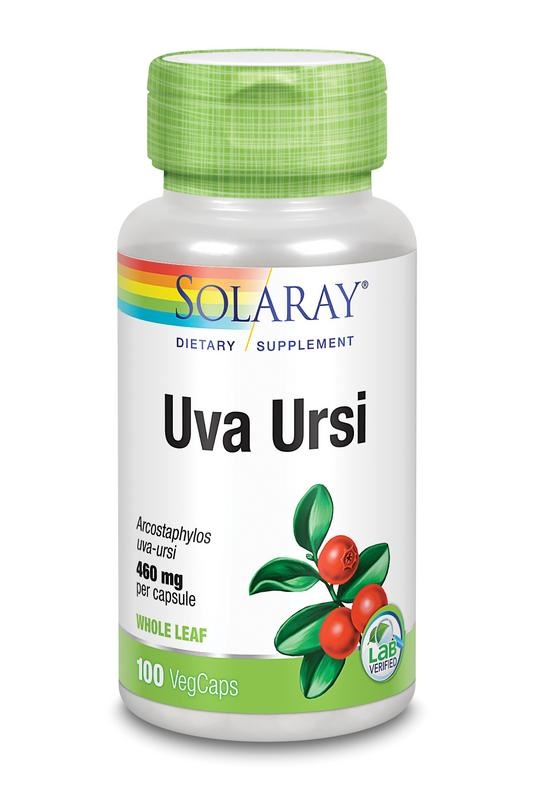 Solaray Solaray Uva ursi berendruif 460mg (100 vega caps)