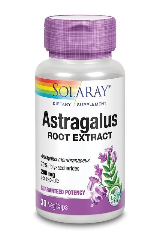 Solaray Solaray Astragalus wortelextract 200mg (30 vega caps)