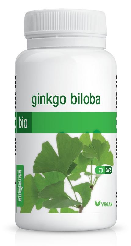 Purasana Purasana Ginkgo Biloba vegan bio (70 vega caps)