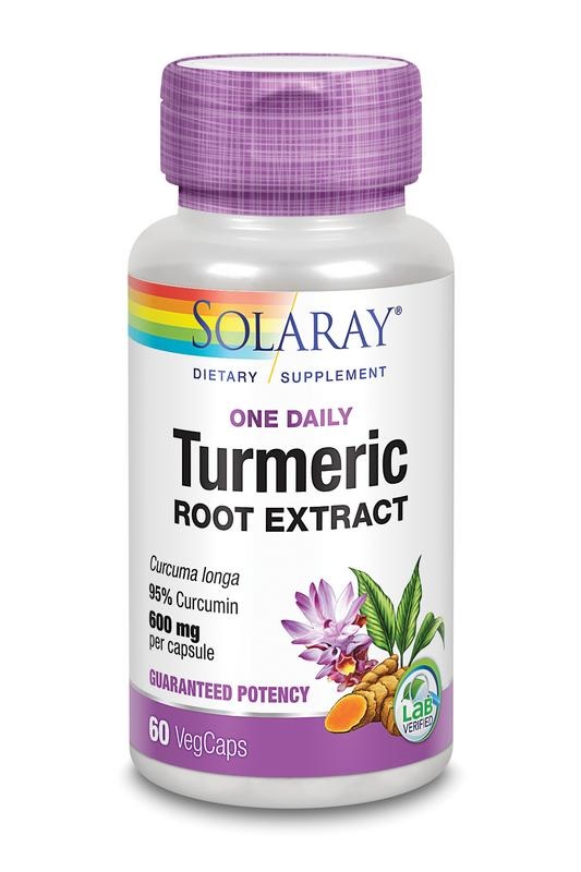 Solaray Kurkuma wortelextract 600 mg (60 vcaps)