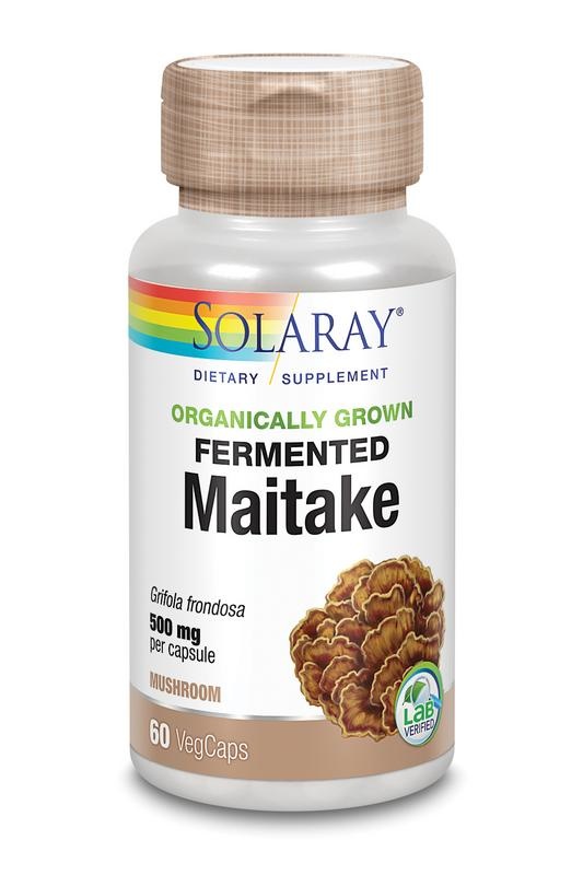 Solaray Maitake gefermenteerd 500mg (60 vega caps)